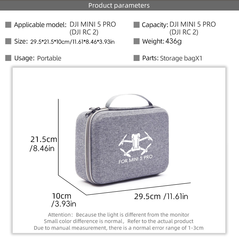 Storage Carry Case for DJI Min - Drone Joystick Cover recension och pris
